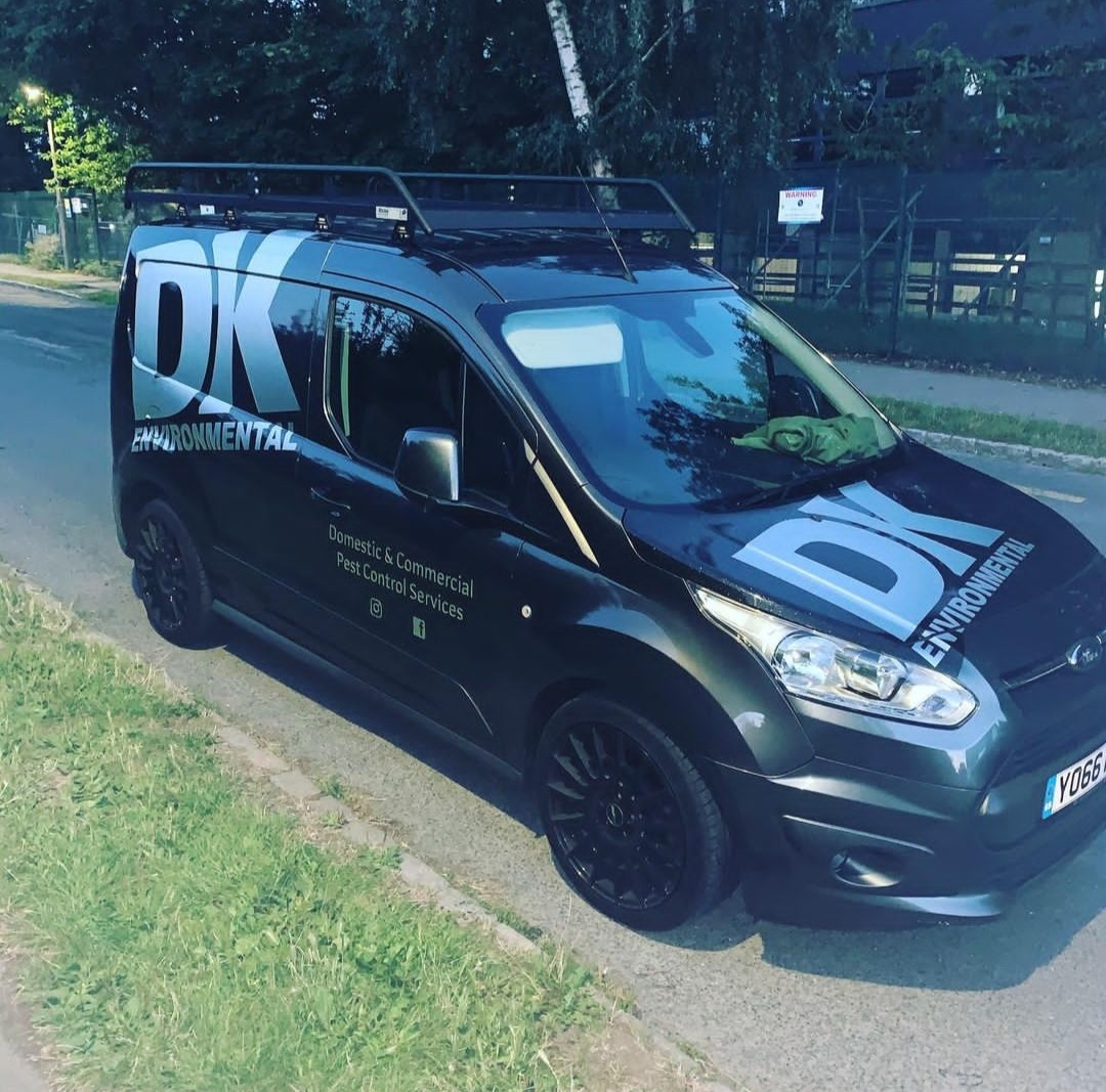 DK Environmental branded pest control van ready for a call-out